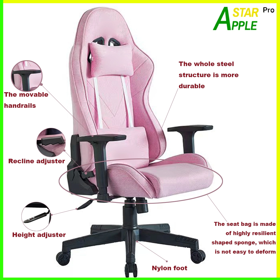 Hot as-C2025 Silla Gamer Wholesale Market Modern Bedroom Home Furniture Computer Parts Game Conference Swivel Fabric Lift High Back Office Gaming Chair