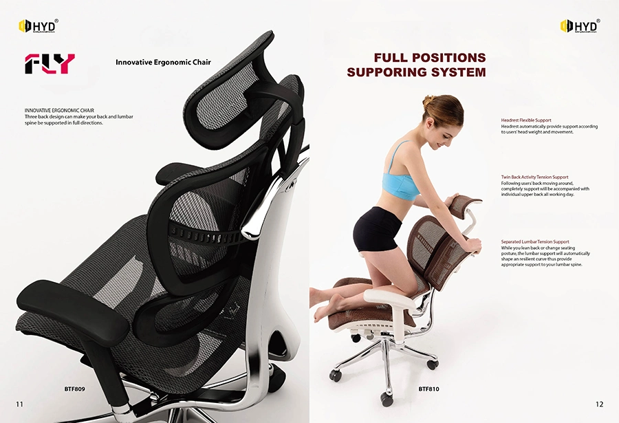 2019 Multi-Functional Office Ergonomic Chair Gaming Chairs with Fabric Mesh and Neck Support