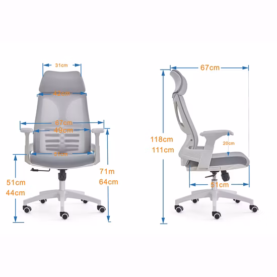 Tessuto con braccioli 2 pezzi/cartone Boss Mesh Game Chair Mobili per ufficio di alta qualità